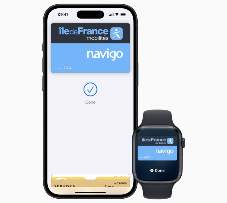 Apple Wallet masters Paris transit