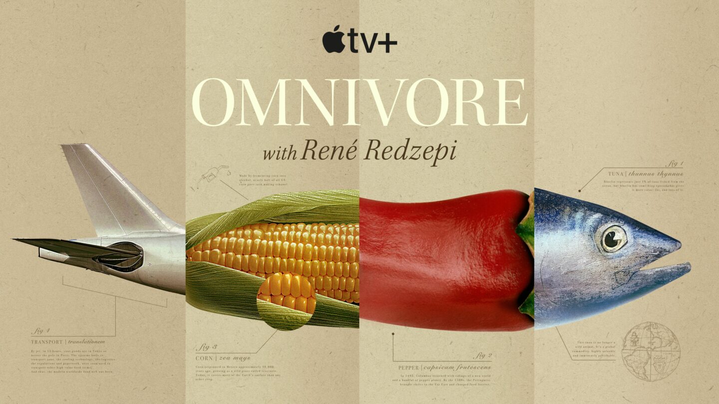 "Omnivore" key art from Apple TV+ food documentary