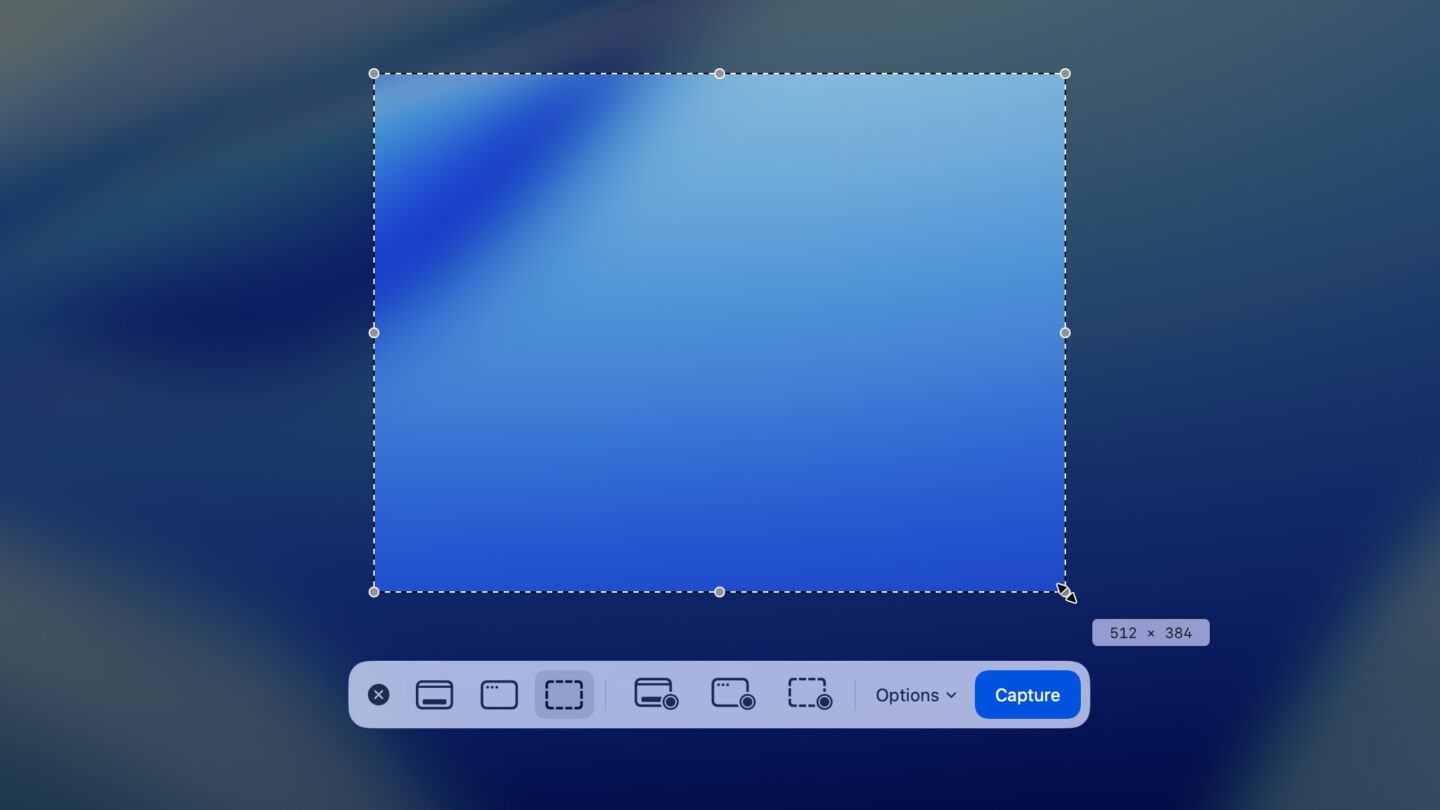 Capture Selected Portion Capture a selected portion of the screen