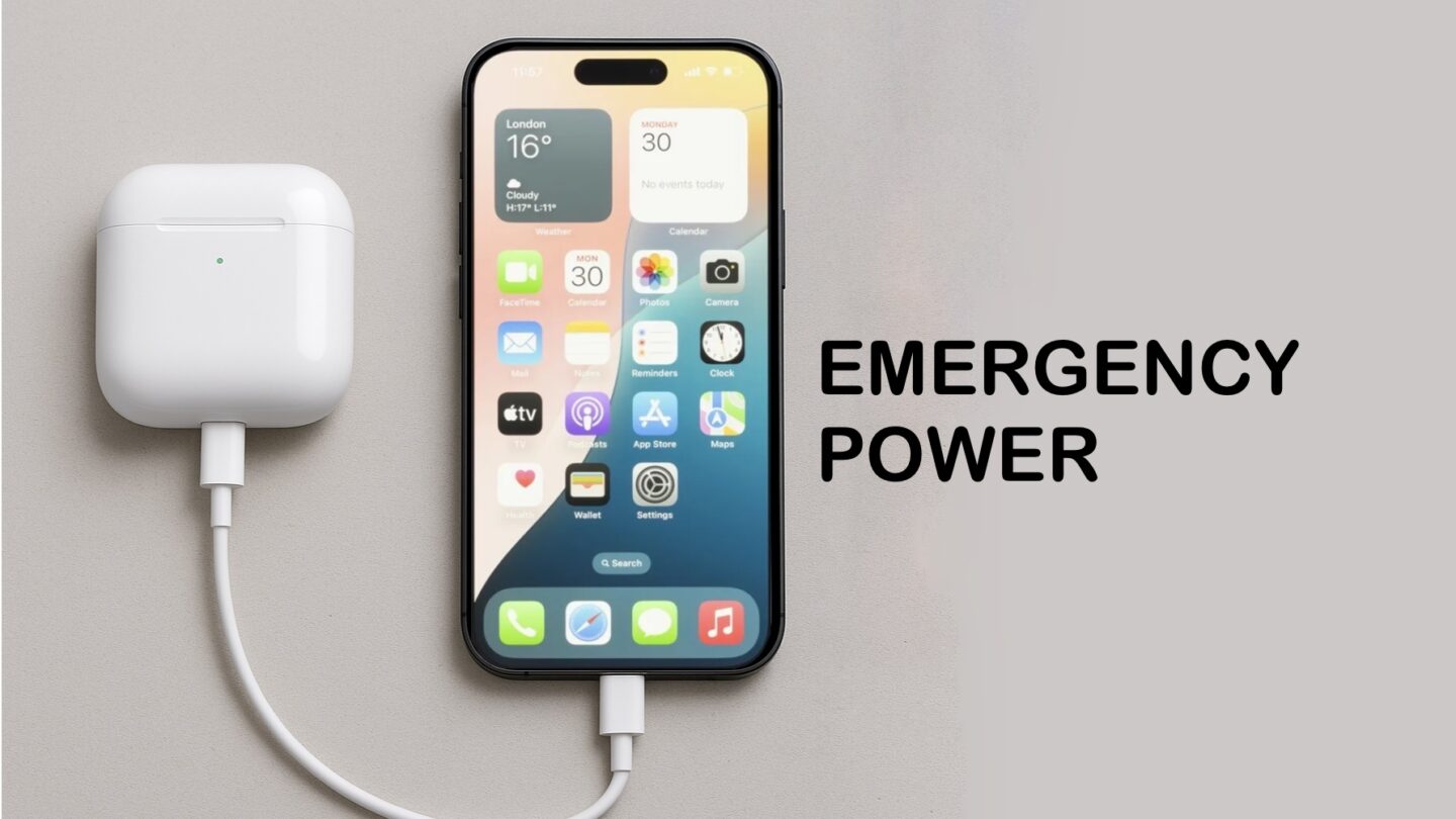 charge AirPods with iPhone