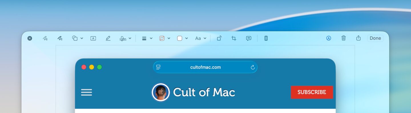 Mark Up Screenshot Marking up a screenshot