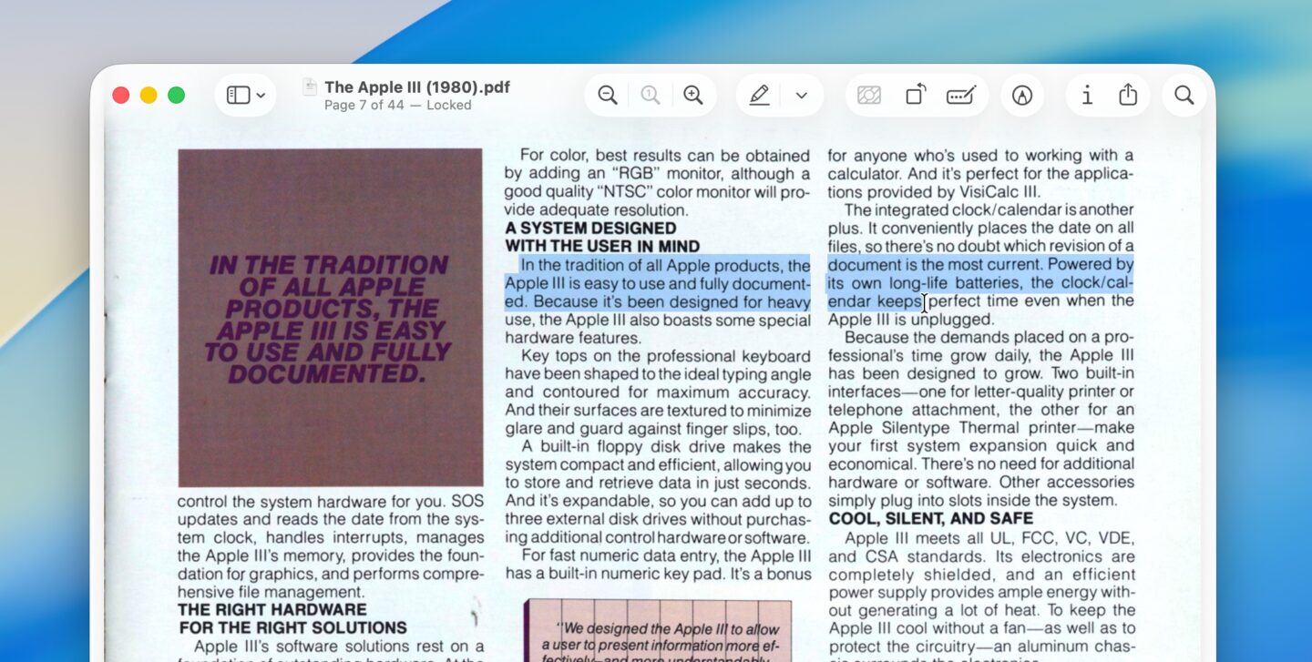 Poorly Selecting Text in a PDF Poorly selecting text from a PDF