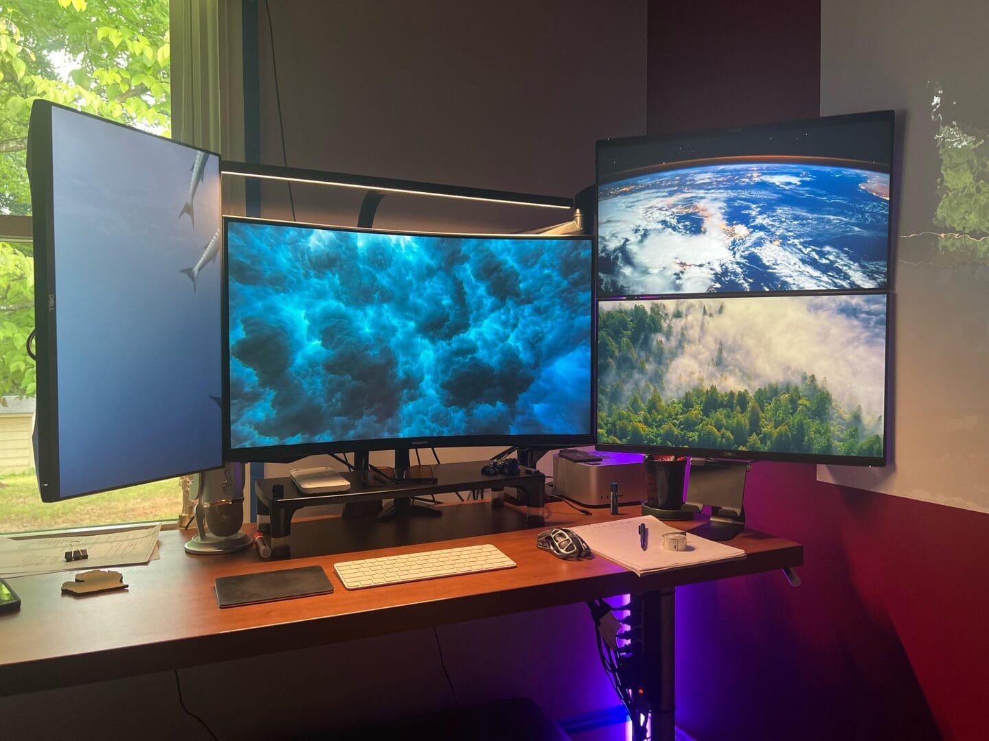 Setups jaycvegs-Reddit monitor light July 19 2024 EppieBasic LED Desk Lamp setup