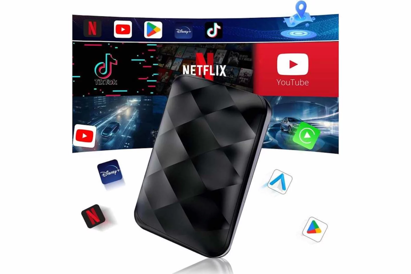 Plug in this $90 Apple CarPlay-compatible adapter into your car to stream on its infotainment system