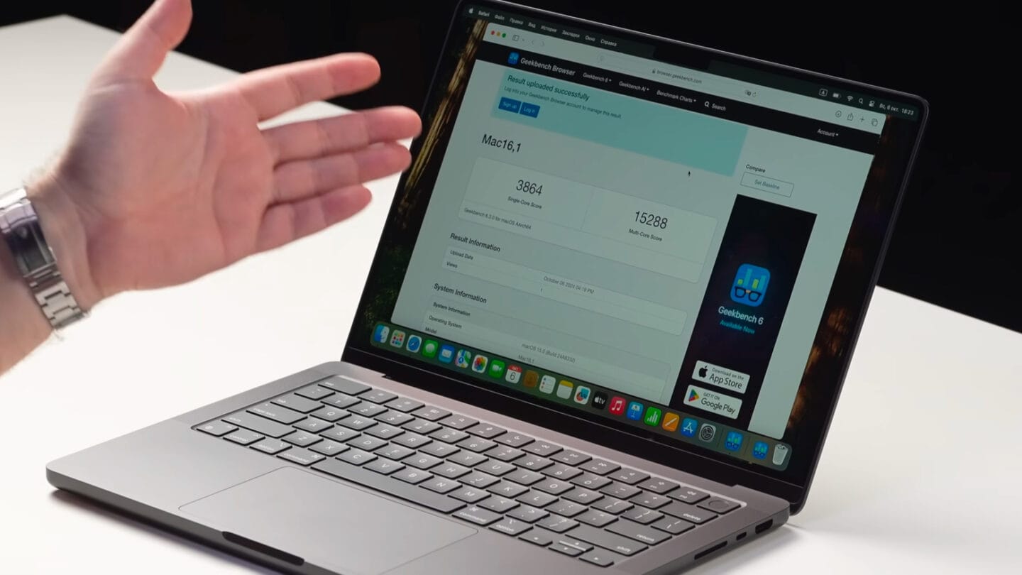 Leaked M4 MacBook Pro: Geekbench scores