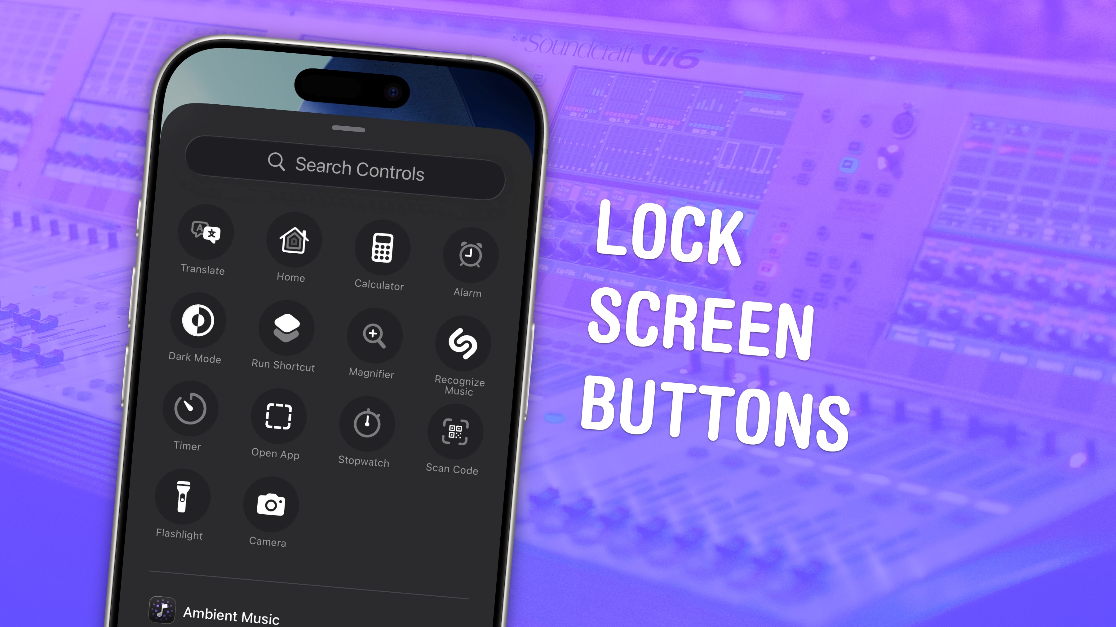 Swap your iPhone’s standard Lock Screen buttons for something more useful