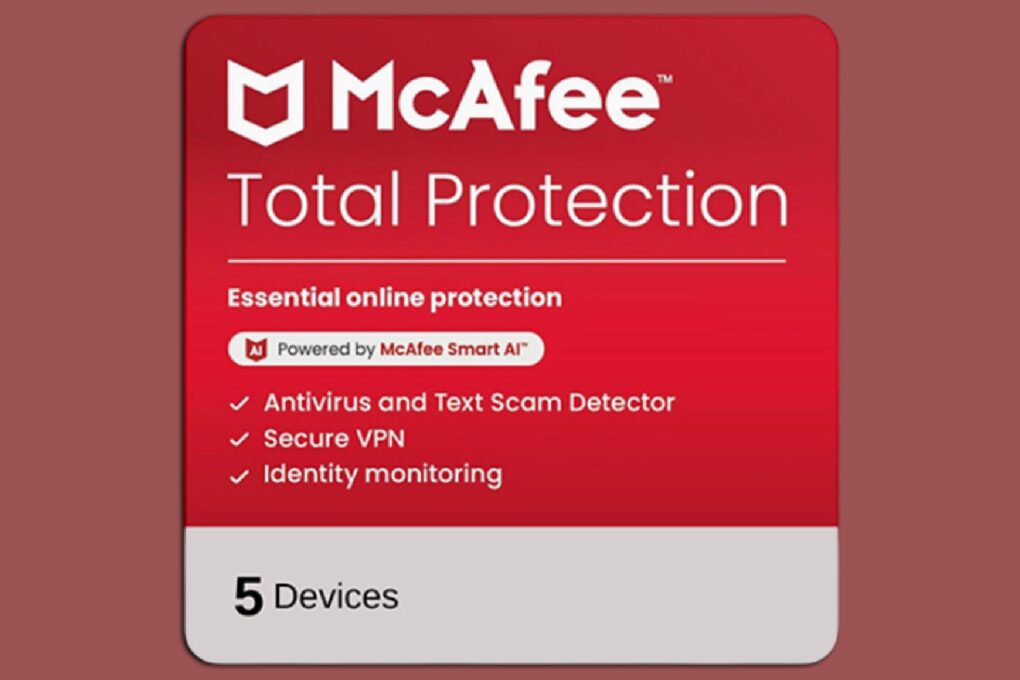 Product image for McAfee Total Protection deal