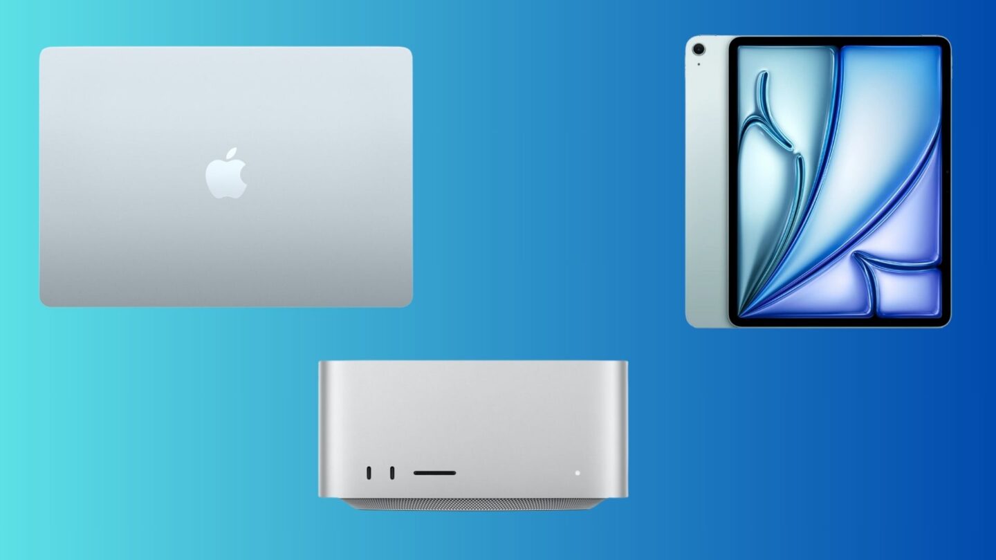 Apple's 2025 iPad Air, MacBook Air, and Mac Studio are now on sale.