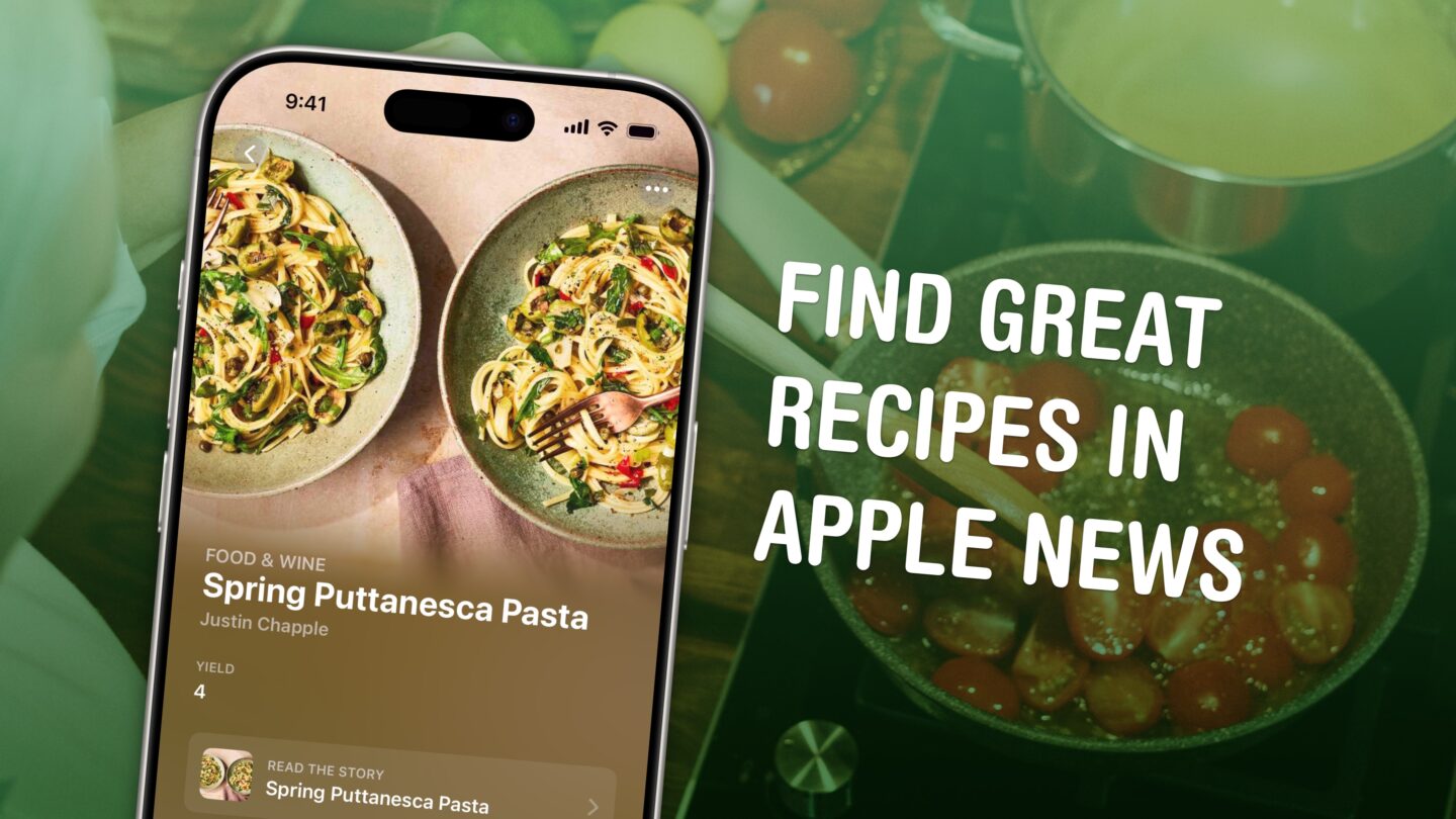 Find Great Recipes in Apple News
