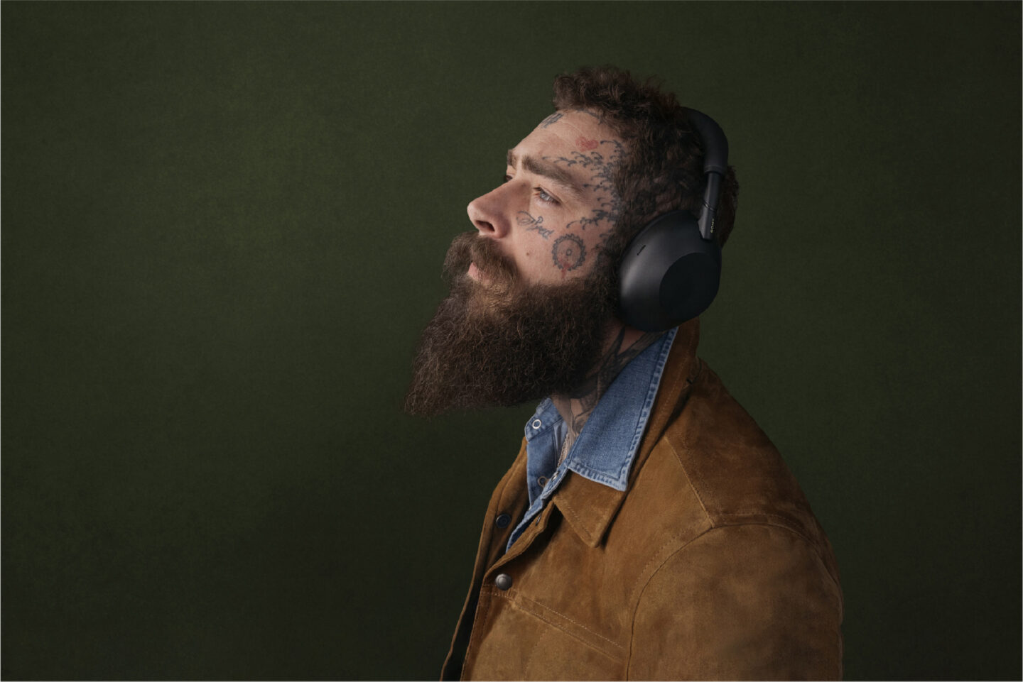 Post Malone in Sony “For the Music” promotional campaign