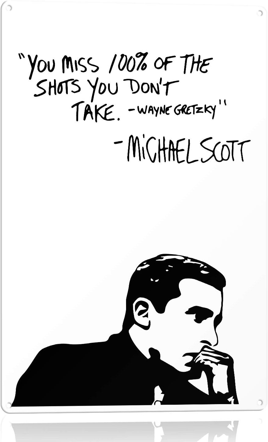 Michael Scott Motivational Quote Poster