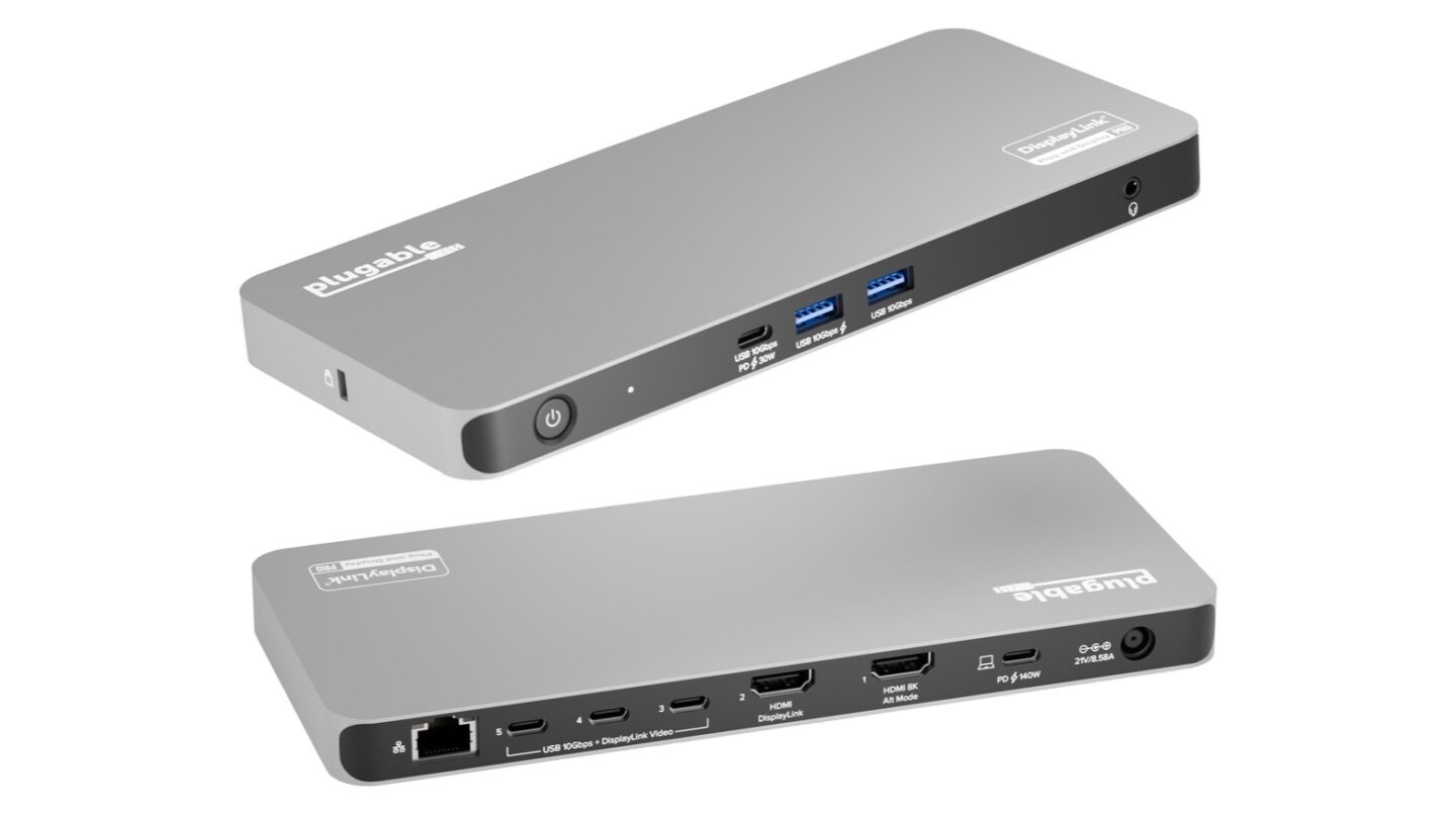 Plugable UD-7400PD ports Plugable UD-7400PD: So many ports
