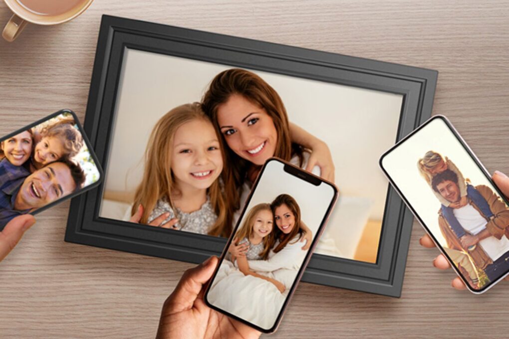 Image shared from mobile device to a Sundale digital picture frame