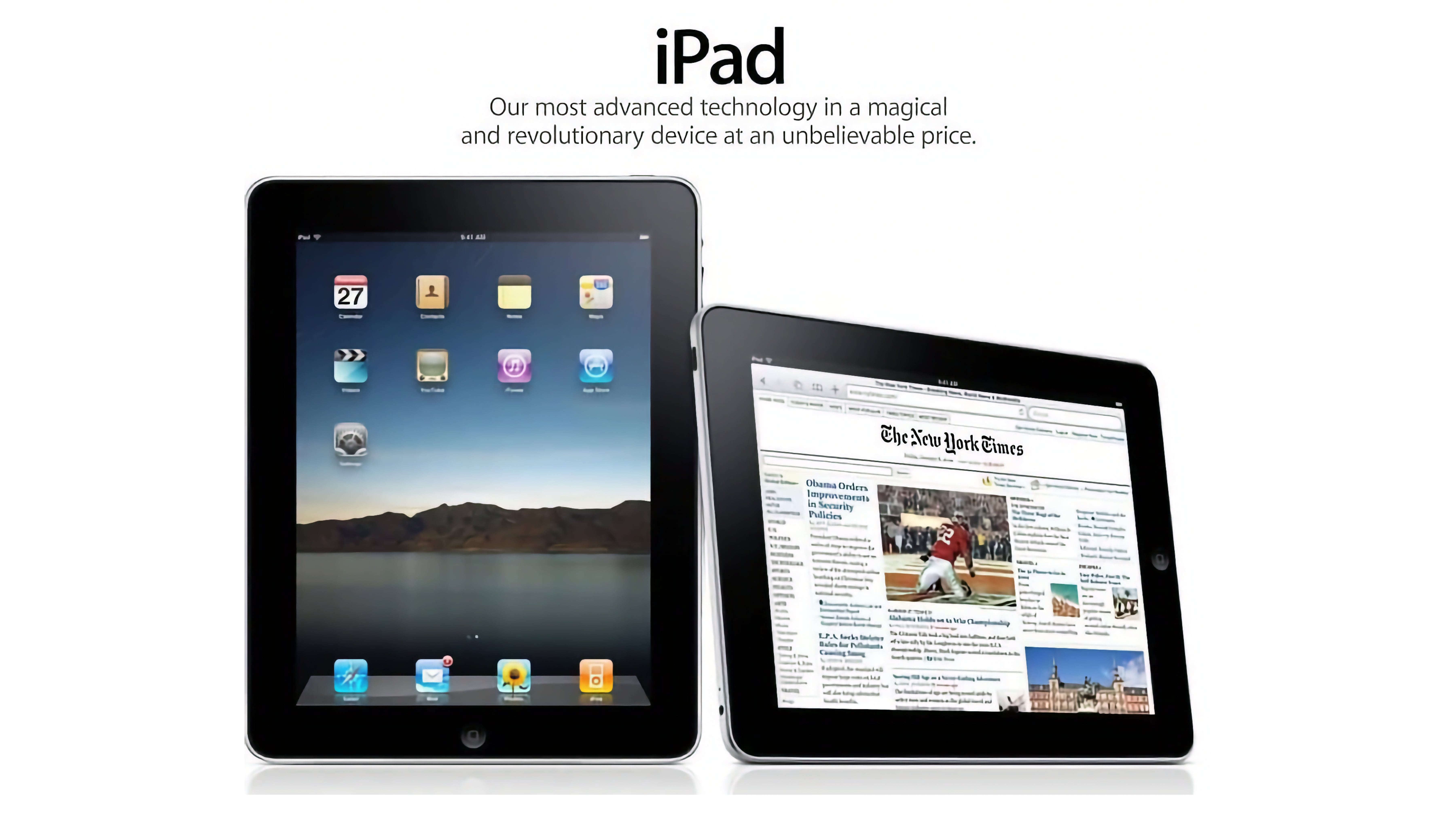 Today in Apple history: First-gen iPad rolls out around the…