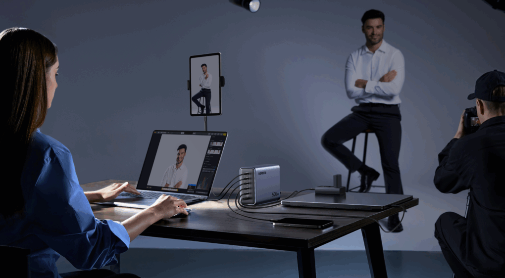 Ugreen Nexode 500W charger 6 ports fast charging