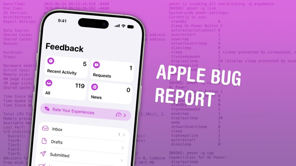 Apple Bug Report graphic