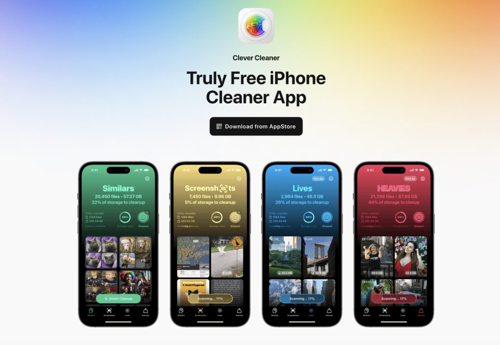 Clever Cleaner for iPhone storage
