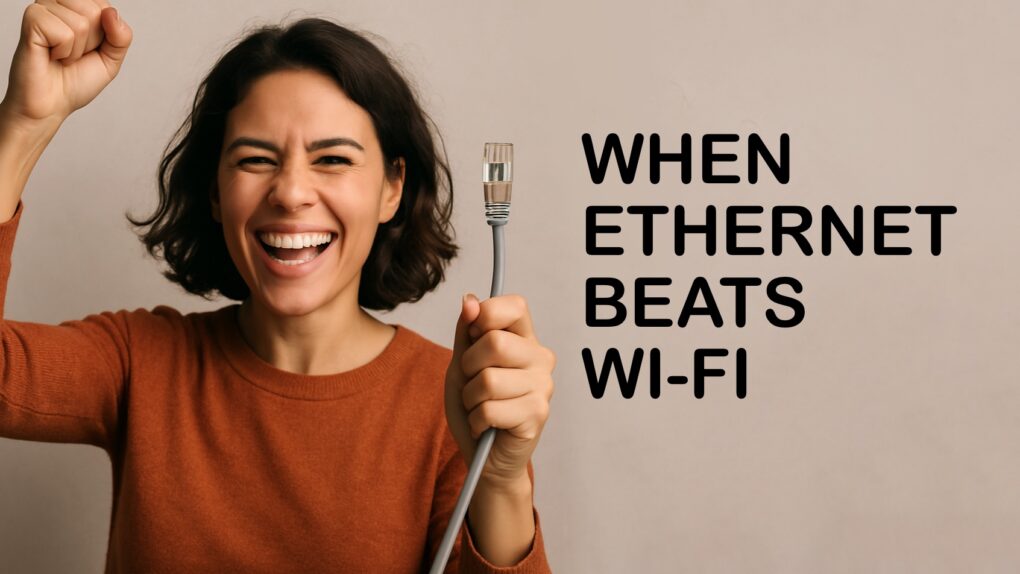 Ethernet beats Wi-Fi