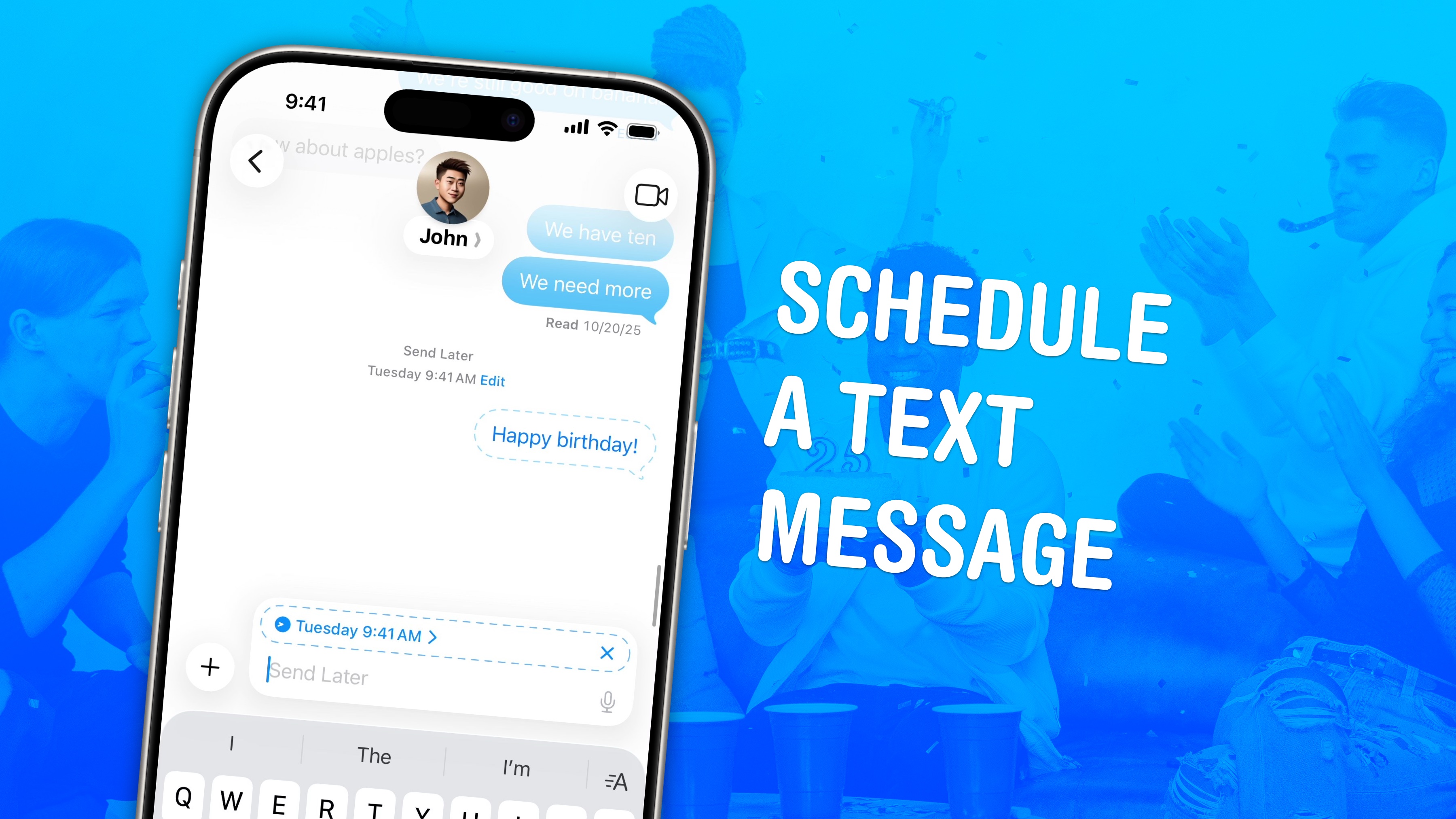 How to schedule texts and send messages later on iPhone