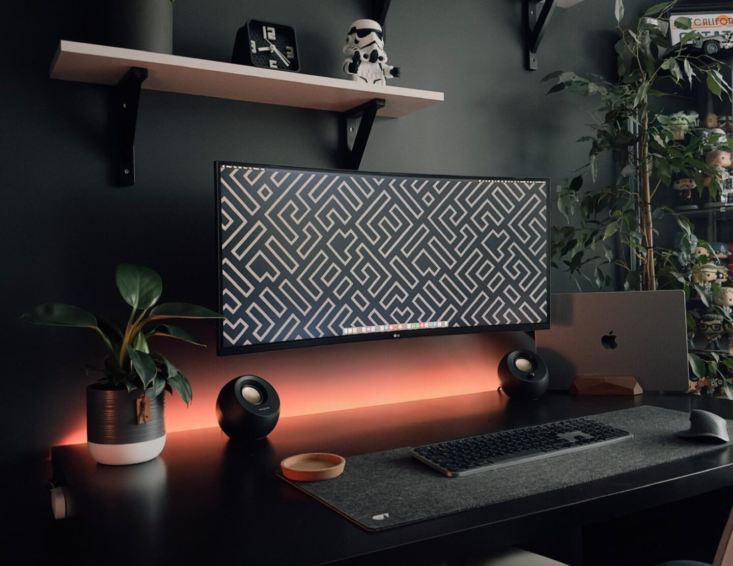 LG ultra-wide display