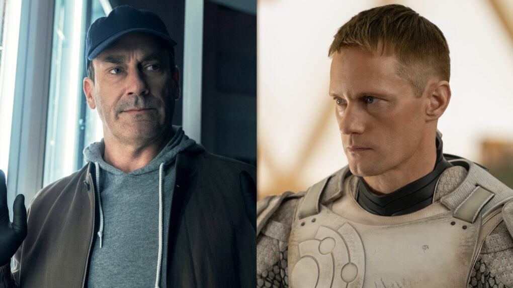 Jon Hamm and Alexander Skarsgård  both have hits on Apple TV+!