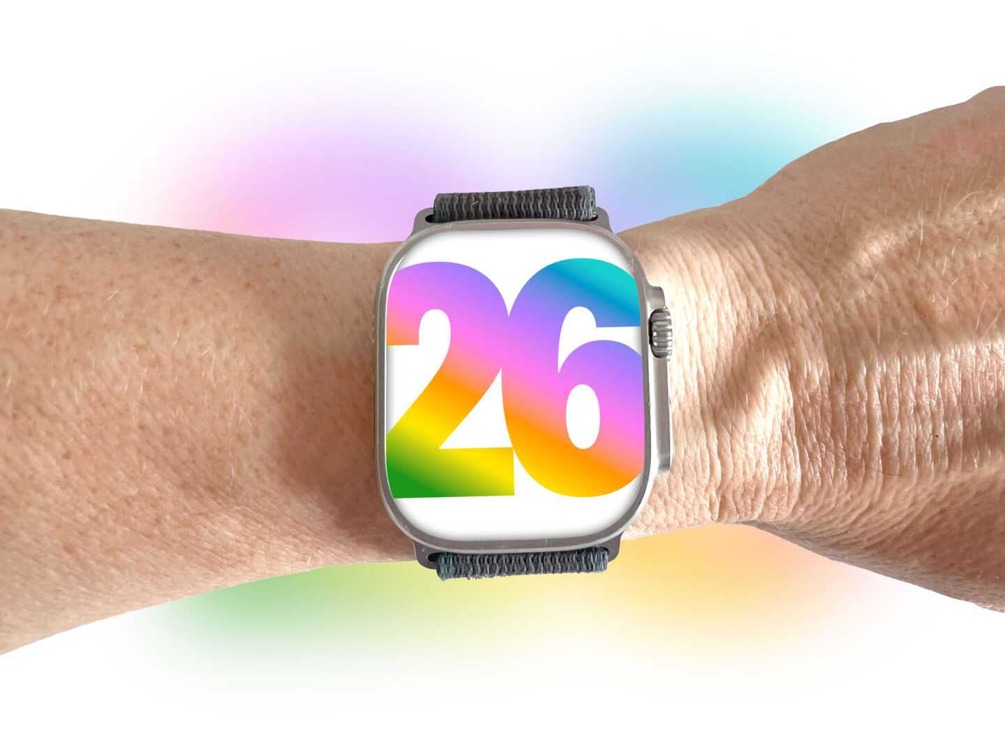 An image of an Apple Watch Ultra on a wrist.