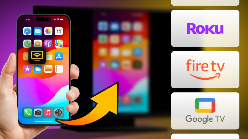 The DoCast app makes it easy to mirror your iPhone or iPad to Chromecast, Roku, Fire TV and more.