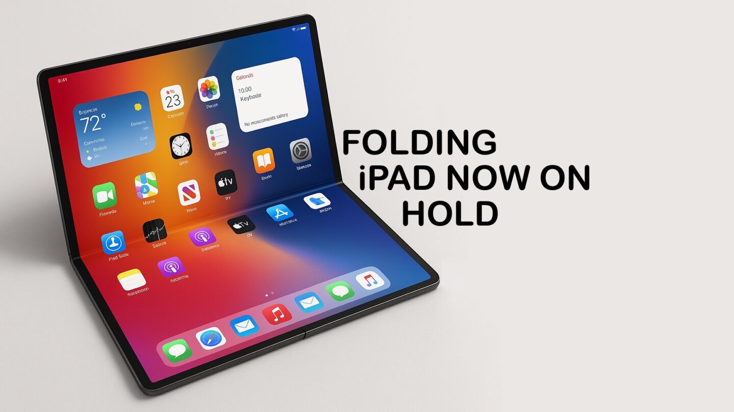 Folding iPad rumors: Now on hold