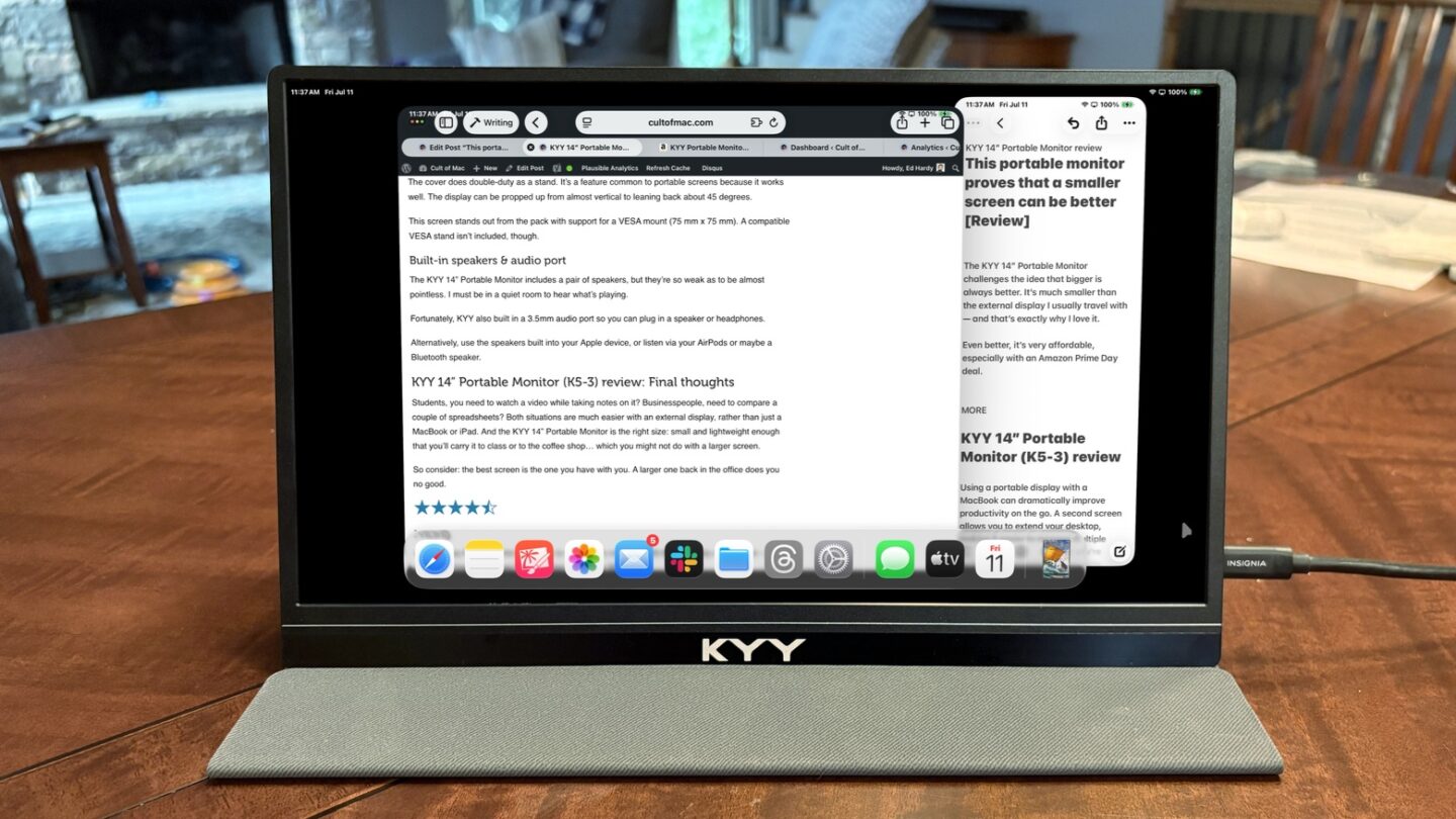 KYY 14” Portable Monitor: Display 