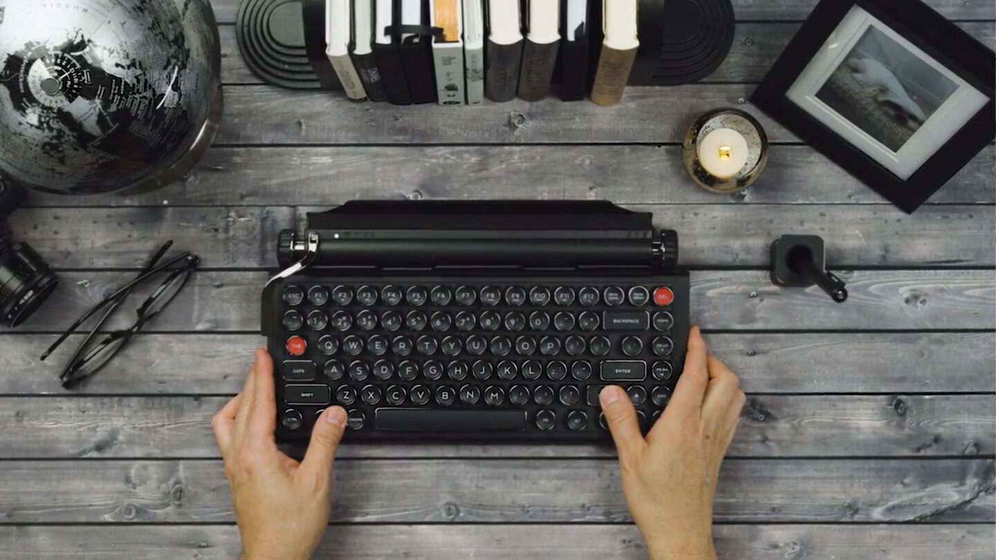 Qwerkywriter retro typewriter is the coolest-looking iPad keyboard ever
