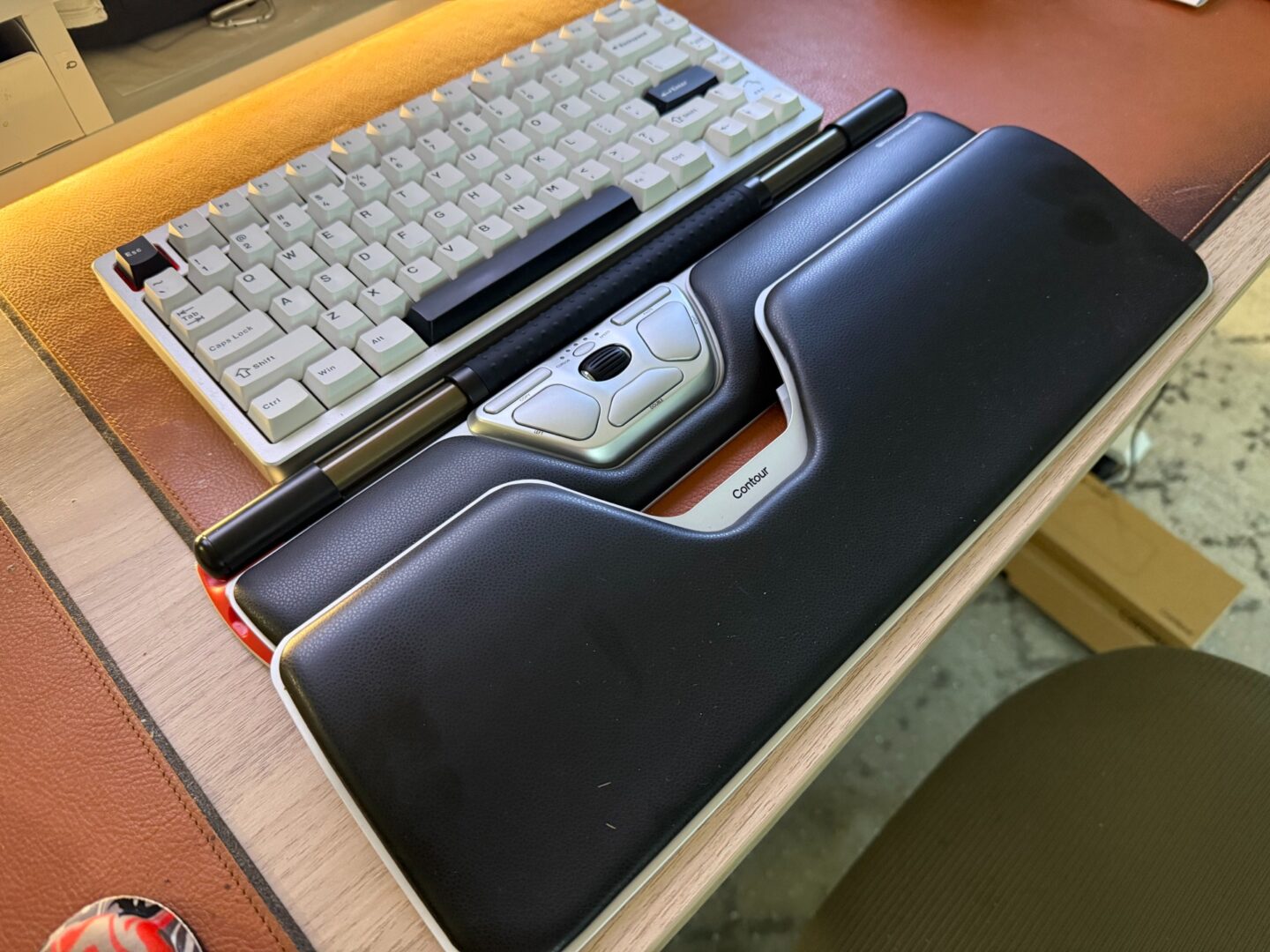 RollerMouse Red with Plus extended keyboard RollerMouse Red with Plus extended keyboard