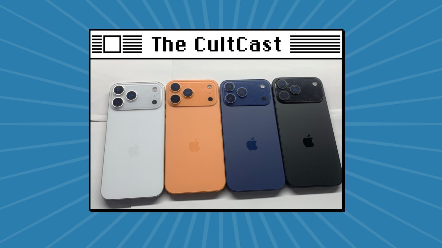 The CultCast show artwork, featuring mockups of the iPhone 17 Pro