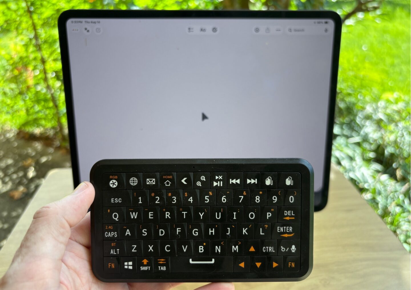 Winmaxle Mobdel B1 with iPad Pro