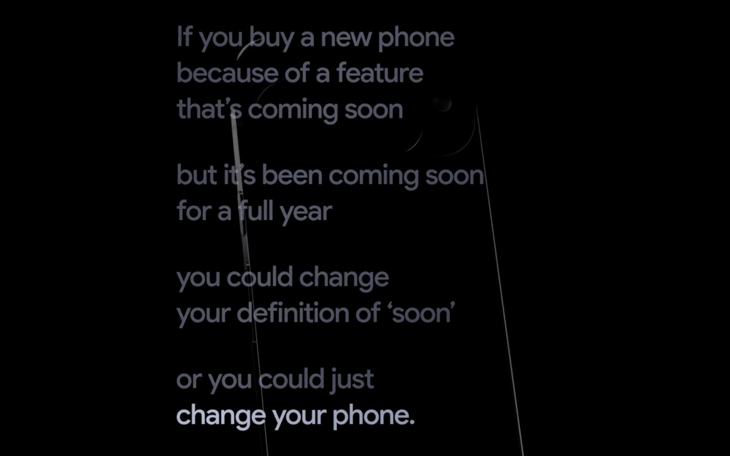 Google Pixel 10 teaser taking a potshot at failed Siri 2.0