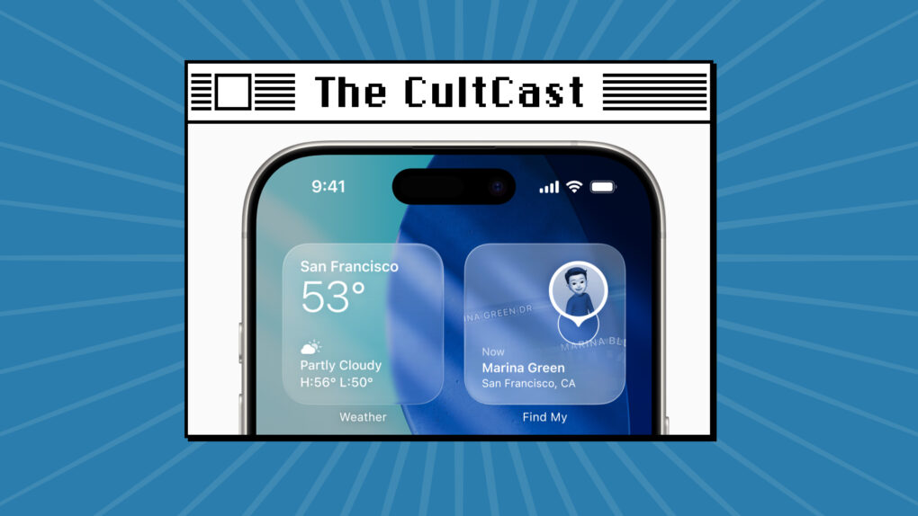 Image of iPhone running iOS 26, with The CultCast podcast logo