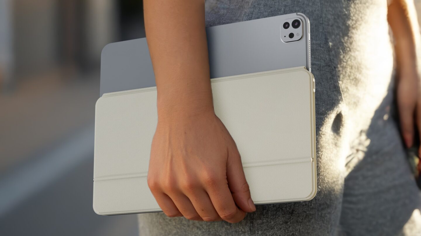 Satechi OntheGo Bluetooth Keyboard with Stand folds flat