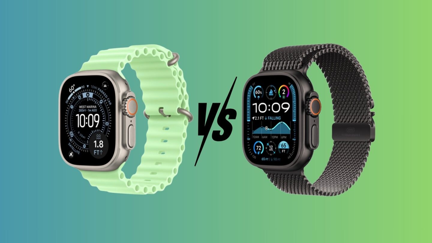 Apple Watch Ultra 3 vs. Ultra 2 comparison
