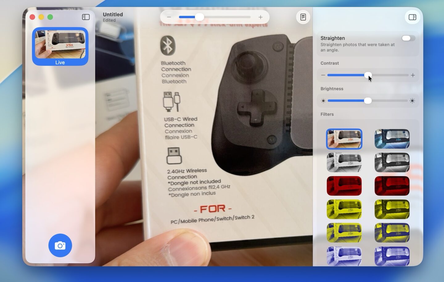 The Magnifier app in macOS Tahoe