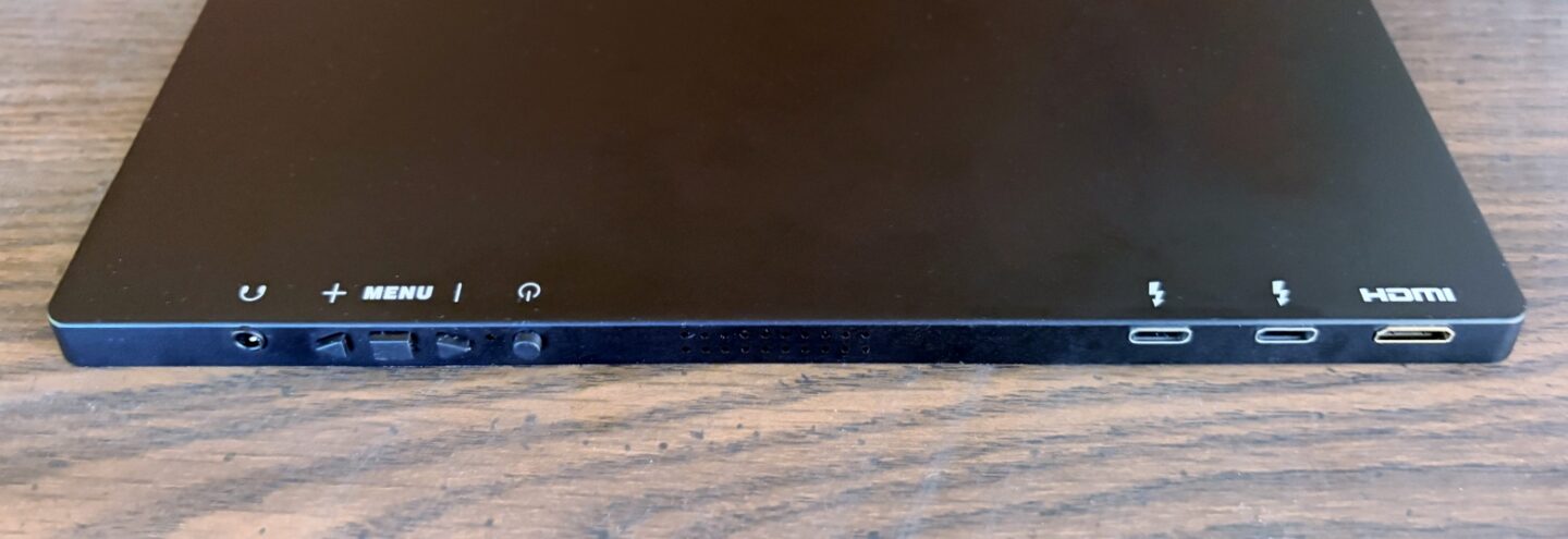 QQH Z12-4 4K Portable Monitor: Ports