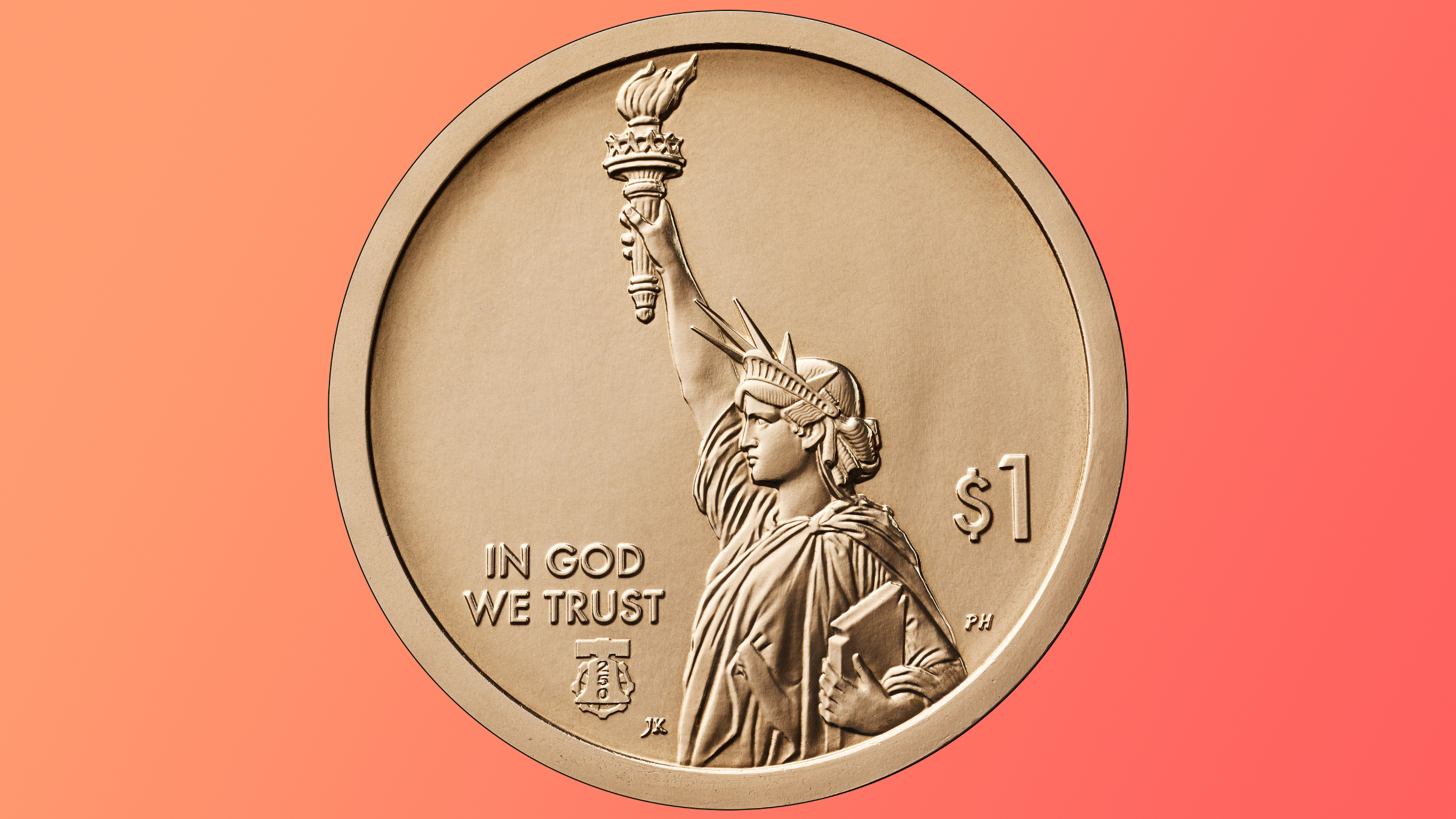 US Mint American Innovation $1 Coins 2026 Image showing obverse side of The U.S. Mint's American Innovation $1 Coins from 2026, which feature the Statue of Liberty