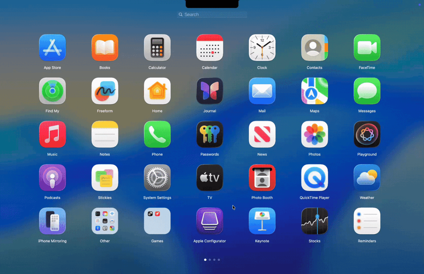 Buho Launchpad app navigation Buho Launchpad app navigation
