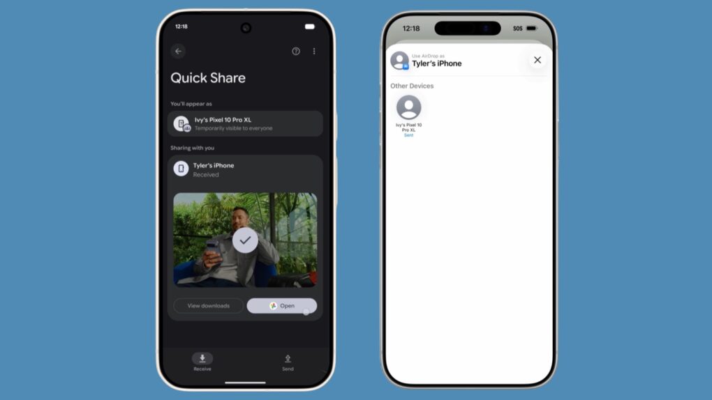 Android Quick Share now works with Apple AirDrop