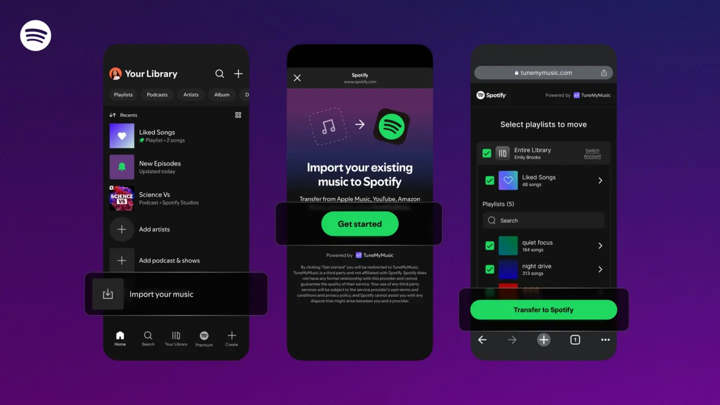Spotify Playlist transfer tool