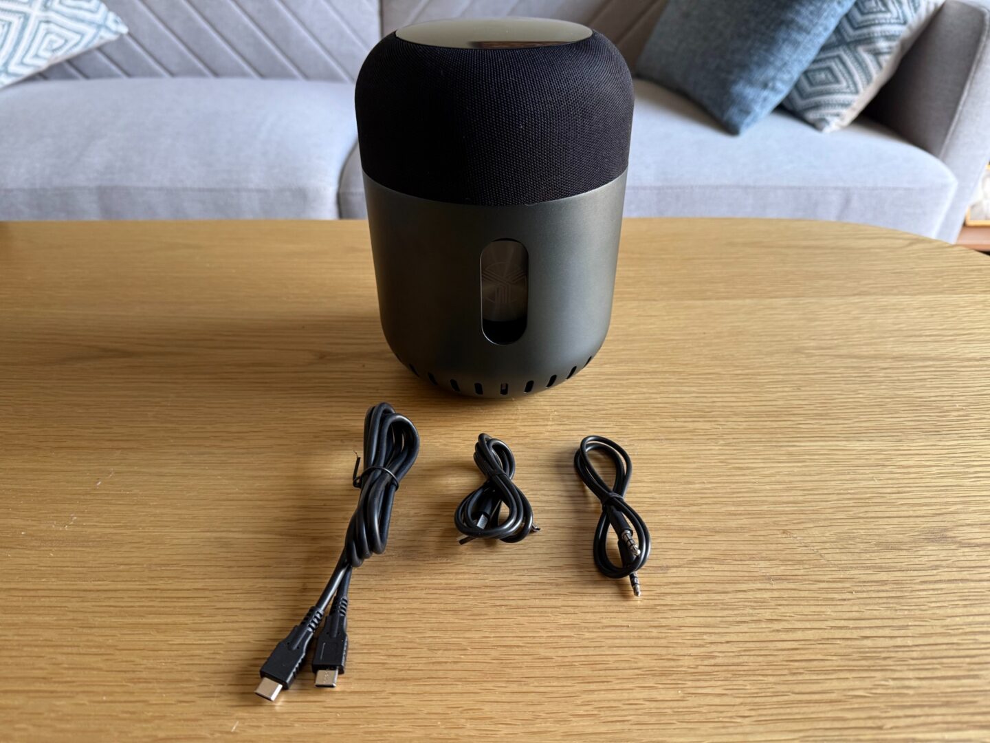 Treblab speaker with cables