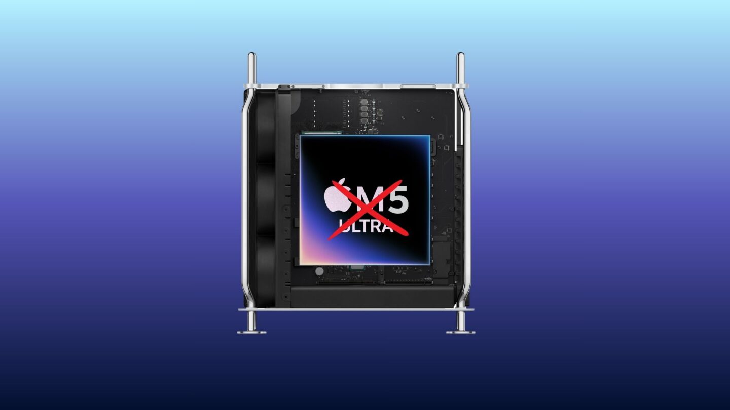 No M5 Ultra upgrade for Mac Pro.