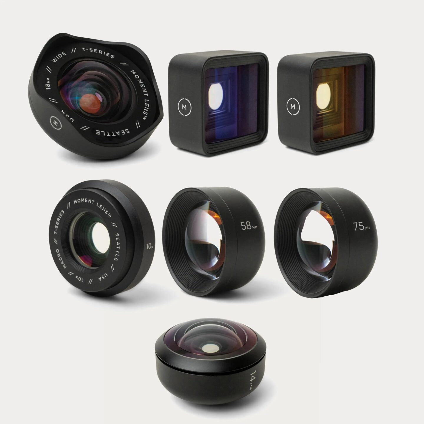 Moment T-Series camera lens bundle Moment T-Series camera lens bundle