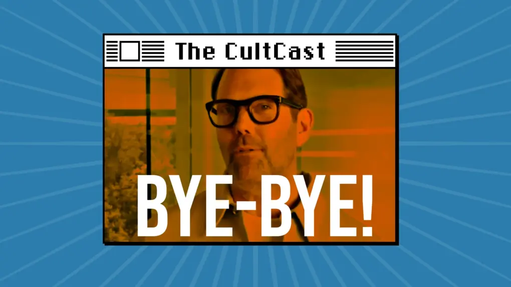 The CultCast logo with a photo of ex-Apple UI design chief Alan Dye and the words, 