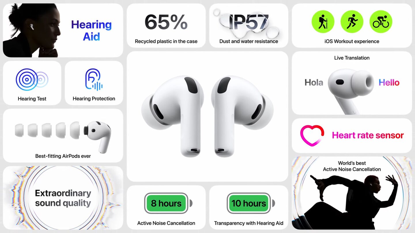 AirPods Pro 3 features AirPods Pro 3 features
