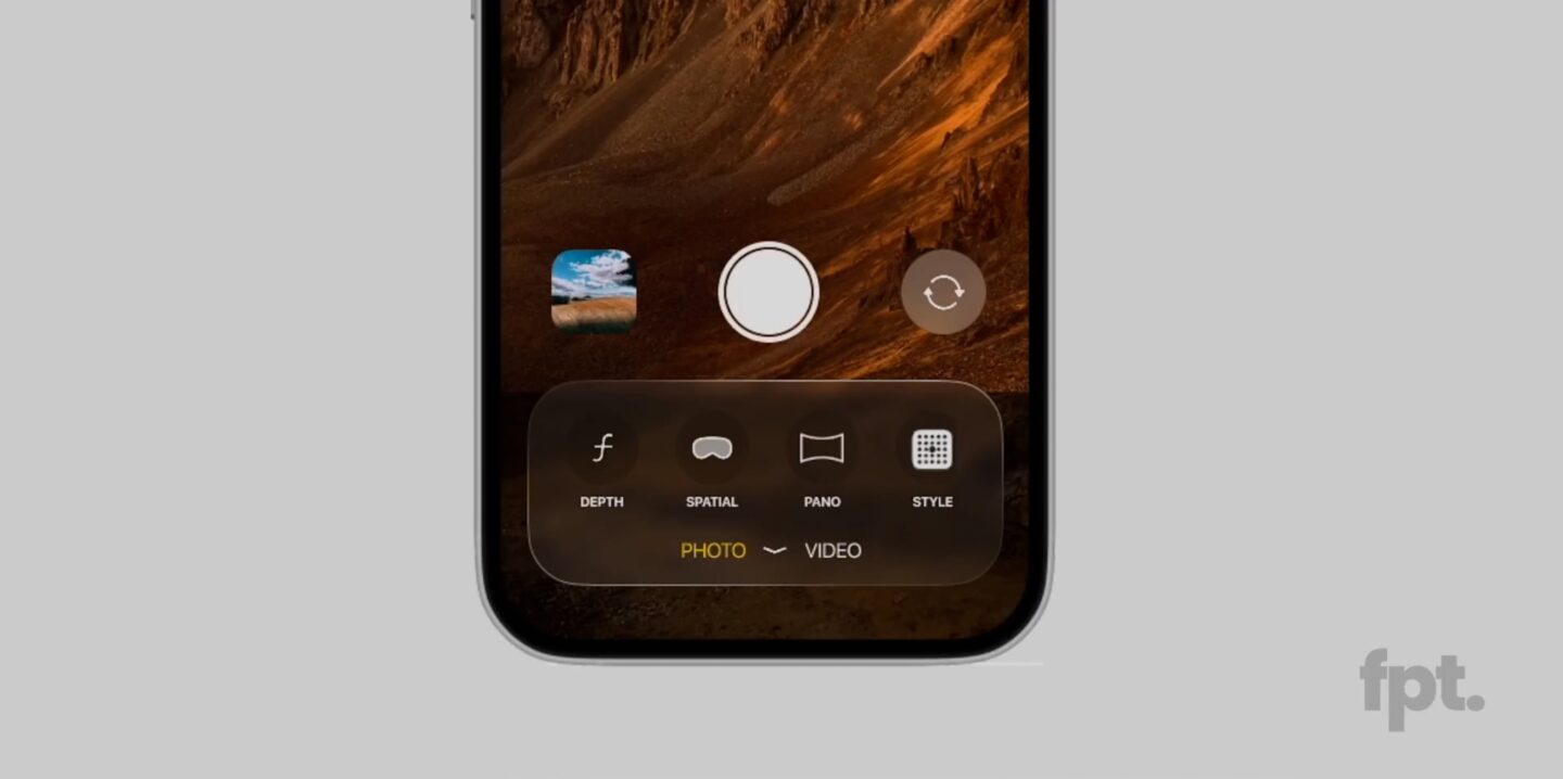 Concept for the iOS 19 Camera app