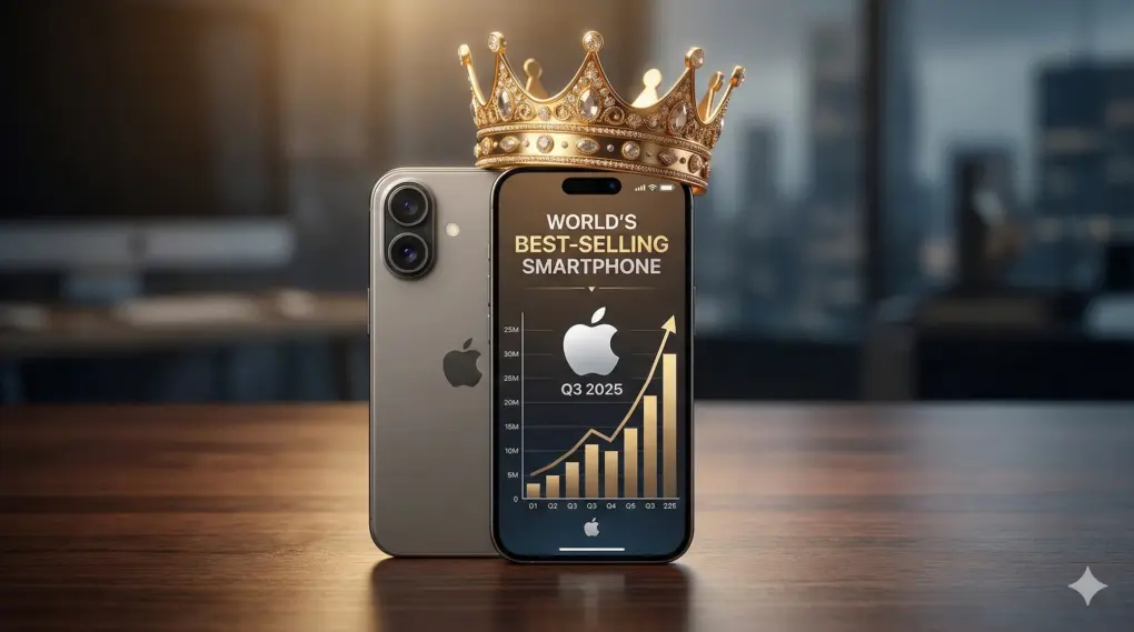 iPhone 16 was the world's best selling iPhone in Q3 2025.